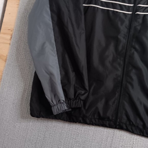 NFL Black and Gray Windbreaker Jacket - Picture 3 of 15